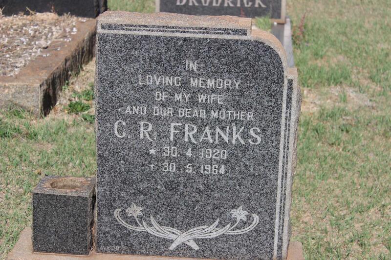 FRANKS C.R. 1920-1964