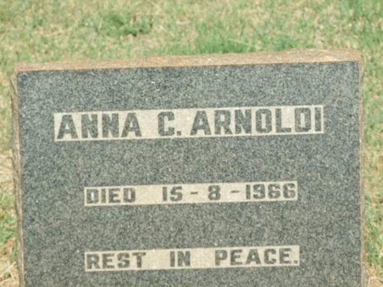 ARNOLDI Anna C. -1966