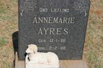 AYRES Annemarie 1968-1968