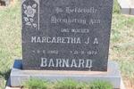 BARNARD Margaretha J.A. 1902-1972