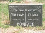 BONIFACE William 1904-1973 & Clara 1898-1974