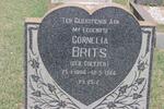 BRITS Cornelia nee COETZER 1890-1964