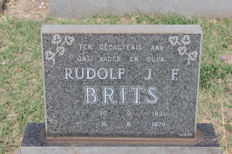 BRITS Rudolf J.F. 1891-1970