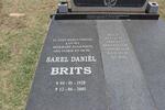 BRITS Sarel Daniël 1928-2001