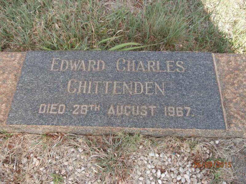 CHITTENDEN Edward Charles -1967