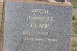 CLARK Robert Lawrance 1892-1962