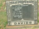 DAVIDS Ben 1898-1965