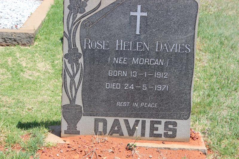 DAVIES Rose Helen nee MORGAN 1912-1971