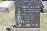 BRUYN Petronella C.M., de nee SWANEPOEL 1899-1971