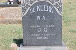 KLERK W.A., de 1914-1970 :: DE KLERK J.G. 1922-1999