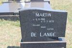 LANGE Martin, de 1916-1972
