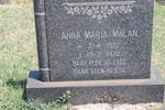 MALAN Anna Maria 1927-1972