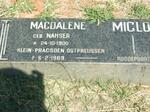 MIGLO Magdalene nee NAHSER 1900-1969