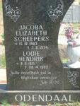 ODENDAAL Louie Hendrik 1915-1983 & Jacoba Elizabeth SCHEEPERS 1903-1974