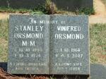 ORSMOND Stanley M.M. 1899-1974 & Winifred 1914-2007