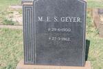 GEYER M.E.S. 1900-1962