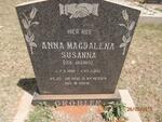 GROBLER Anna Magdalena Susanna nee JACOBS 1899-1974