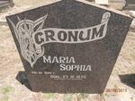 GRONUM Maria Sophia -1973