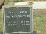 HOUTMAN Jan 1911-1966 & Antje 1919-1985