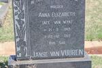VUUREN Anna Elizabeth, Janse van nee VAN WYK 1913-1977