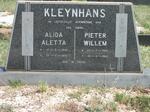 KLEYNHANS Pieter Willem 1906-1984 & Alida Aletta 1908-1973