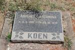 KOEN Abigael Jacomina 1901-1972