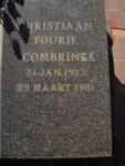 COMBRINCK Christiaan Fourie 1923-1981