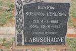 LABUSCHAGNE Susanna Hendrina 1885-1962