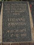 JOHNSTON Lee Anne 1979-1995