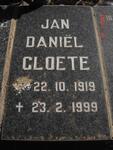 CLOETE Jan Daniel 1919-1999