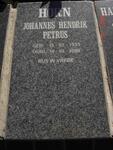 HORN Johannes Hendrik Petrus 1931-2000