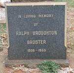 BROSTER Ralph Broughton 1908-1955