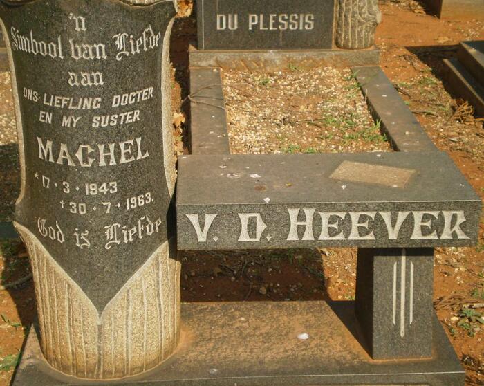 HEEVER Machel, v.d. 1943-1963