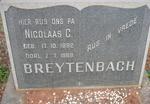 BREYTENBACH Nicolaas C. 1892-1968