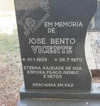 VICENTE Jose Bento 1928-1970