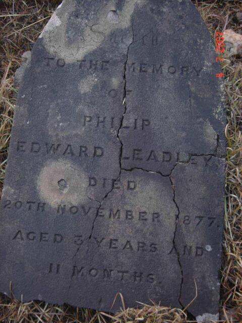 LEADLEY Philip Edward -1877
