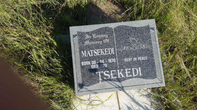 TSEKEDI Matsekedi 1970-1970