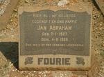 FOURIE Jan Abraham 1927-1959