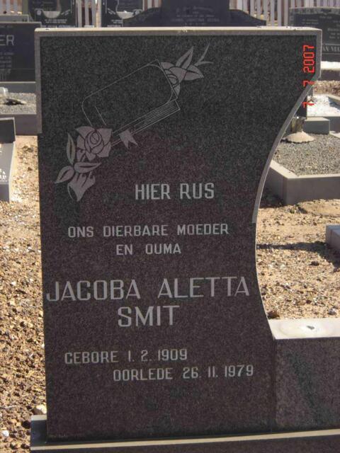 SMIT Jacoba Aletta 1909-1979