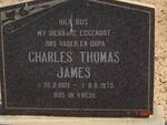 JAMES Charles Thomas 1921-1975