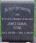 STONE James Samuel 1905-1971