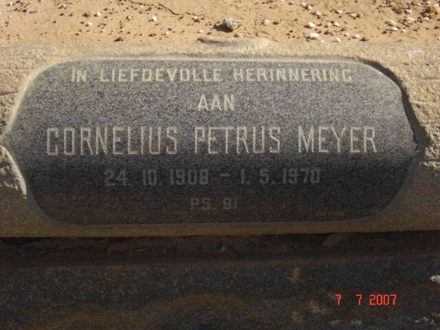MEYER Cornelius Petrus 1908-1970