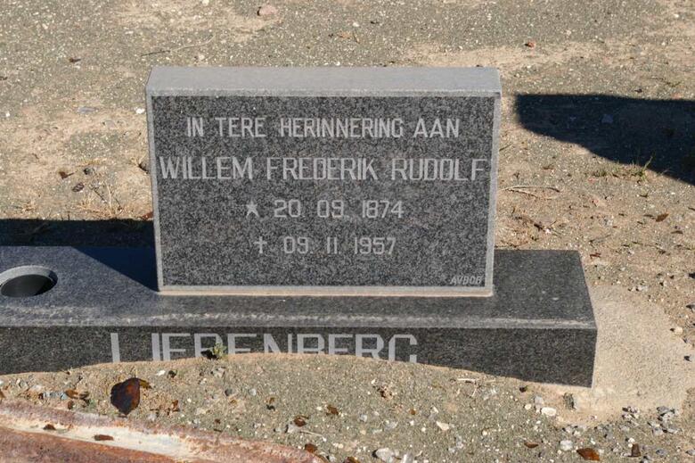 LIEBENBERG Willem Frederik Rudolf 1874-1957