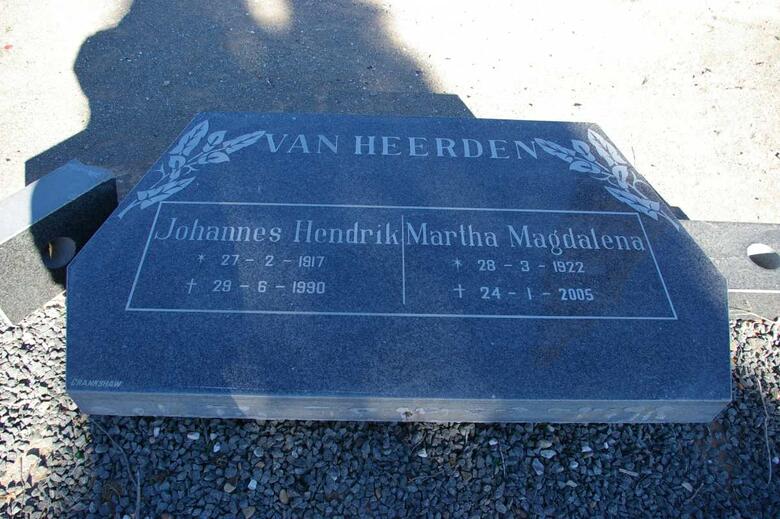 HEERDEN Johannes Hendrik, van 1917-1990 & Martha Magdalena 1922-2005
