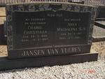 VUUREN Charel Christiaan, Jansen van 1898-1967 & Anna Magdalena S.A. 1911-1984