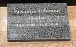 SMUTS Susanna Johanna 1903-1966