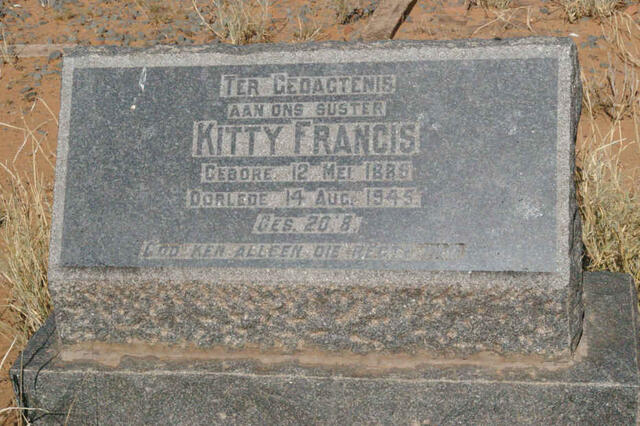 FRANCIS Kitty 188?-1945