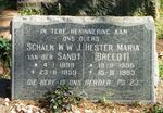 SANDT Schalk W.W.J., van der 1899-1959 & Hester Maria BREEDT 1906-1983