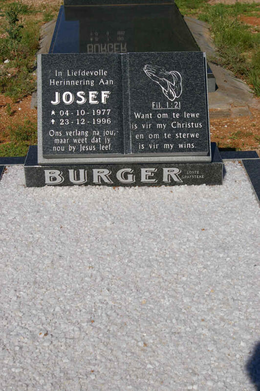 BURGER Josef 1977-1996