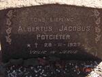 POTGIETER Albertus Jacobus 1927-1927
